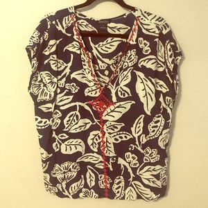 Lucky Brand Tropical Top